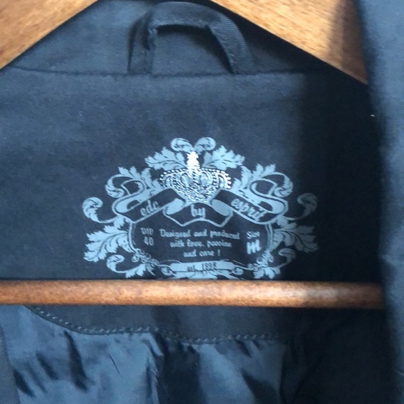 Black cotton mix blazer, edc by Esprit, M, worn once, 2 fake pockets in front, - Picture 7 of 10